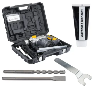 MŁOT UDAROWY OBROTOWY 18J SDS MAX 2800W WALIZKA  PM-MU-2800M - 9