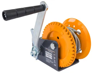 Linowa WCIĄGARKA WYCIĄGARKA Korbowa Ręczna 454kg 5m Na Korbę PM-WRC-454T - 6