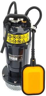 POMPA DO WODY CZYSTEJ BRUDNEJ Z PŁYWAKIEM ZATAPIALNA MOCNA 750W 6000 l/h 1