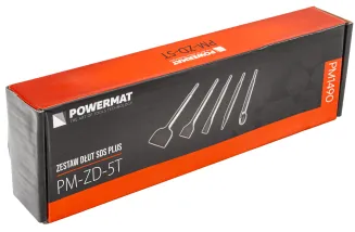ZESTAW DŁUT SDS+ 5 SZT. PŁASKIE 250MM DŁUTO DO BETONU DŁUTA DO BRUZDOWANIA (ZESTAW 5el.) PM-ZD-5T - 20