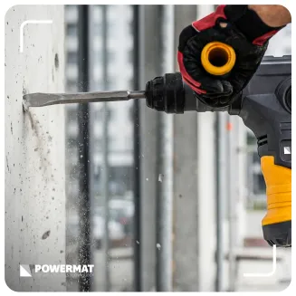 ZESTAW DŁUT SDS+ 5 SZT. PŁASKIE 250MM DŁUTO DO BETONU DŁUTA DO BRUZDOWANIA (ZESTAW 5el.) PM-ZD-5T - 18