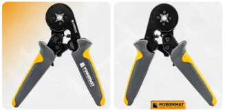 ZACISKARKA PRASKA DO KONEKTORÓW ZAKOŃCZEŃ KABLI TULEJKI 0,25-10MM2 PM-ZDTK-175T - 4