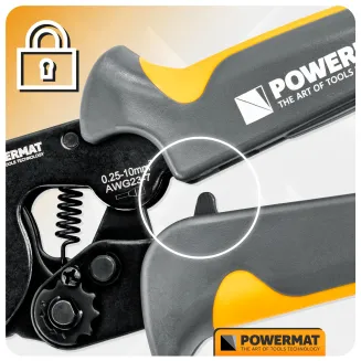 ZACISKARKA PRASKA DO KONEKTORÓW ZAKOŃCZEŃ KABLI TULEJKI 0,25-10MM2 PM-ZDTK-175T - 10