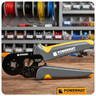 ZACISKARKA PRASKA DO KONEKTORÓW ZAKOŃCZEŃ KABLI TULEJKI 0,25-10MM2 PM-ZDTK-175T - 11