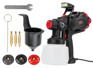 AGREGAT MALARSKI PISTOLET ELEKTRYCZNY DO MALOWANIA ŚCIAN 3 DYSZE 650W 80DIN RTPDM0020 - 3