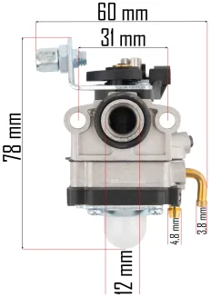 GAŹNIK DO OPRYSKIWACZA SPALINOWEGO PM-OPS-60K-GA - 7