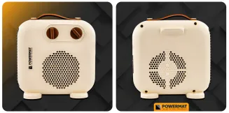 GRZEJNIK TERMOWENTYLATOR ELEKTRYCZNY FARELKA PIONOWY POZIOMY TERMOSTAT 2 kW 230V PM-TWE-2000D - 14