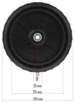 KOŁO TYLNE DO KOSIARKI RTKSS0096-KTN - 2
