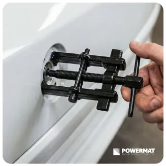 ŚCIĄGACZ DWURAMIENNY UNIWERSALNY DO WYCIERACZEK / ŁOŻYSK 38-65mm PM-SRW-65T - 11