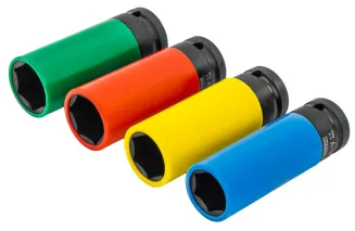 ZESTAW NASADEK UDAROWYCH DO FELG ALUMINIOWYCH 17/19/21/22 MM KOLOROWE 4 SZT  PM-ZNU-1722T - 6