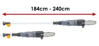 Piła elektryczna na wysięgniku 240cm- 1000W PM-EPW-1000  - 9