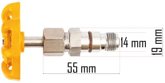 ZAWÓR ZWROTNY PRZELEWOWY DO AGREGATU MALARSKIEGO CIŚNIENIOWY 515 517 621 PM-PDM-1500M-ZZ - 12