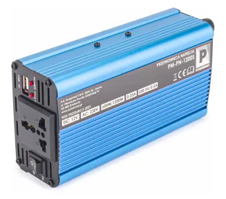 Przetwornica NAPIĘCIA Samochodowa 12V 230V 1200W PM-PN-1200S - 2