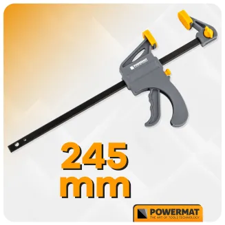 ŚCISK STOLARSKI ZACISK DŹWIGNIOWY 150x35 MM SZYBKOZACISKOWY AUTOMATYCZNY PM-SSD-M6T - 7