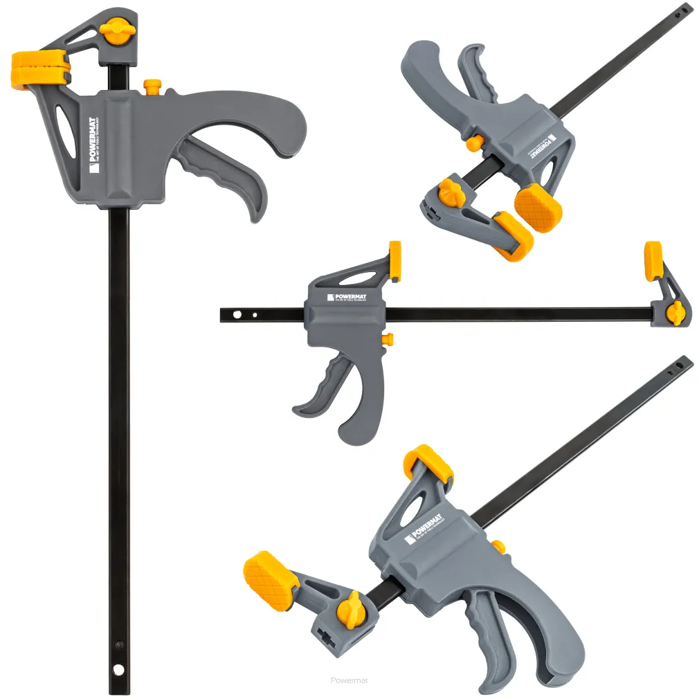 ŚCISK STOLARSKI ZACISK DŹWIGNIOWY 150x35 MM SZYBKOZACISKOWY AUTOMATYCZNY PM-SSD-M6T