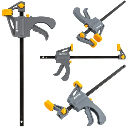 ŚCISK STOLARSKI ZACISK DŹWIGNIOWY 150x35 MM SZYBKOZACISKOWY AUTOMATYCZNY PM-SSD-M6T