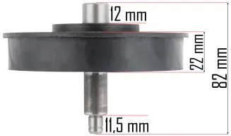 KOŁO PASOWE (DUŻE) DO KOSIARKI ELEKTRYCZNEJ RTKSE0027-KP1 - 8