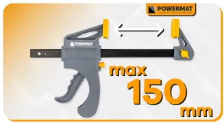 ŚCISK STOLARSKI ZACISK DŹWIGNIOWY 150x60 MM SZYBKOZACISKOWY AUTOMATYCZNY PM-SSD-6T - 3