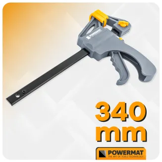 ŚCISK STOLARSKI ZACISK DŹWIGNIOWY 150x60 MM SZYBKOZACISKOWY AUTOMATYCZNY PM-SSD-6T - 5