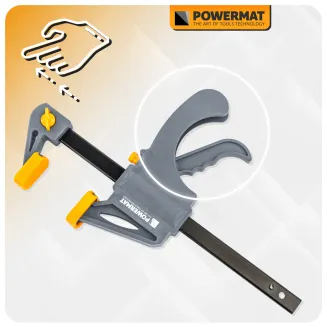 ŚCISK STOLARSKI ZACISK DŹWIGNIOWY 150x60 MM SZYBKOZACISKOWY AUTOMATYCZNY PM-SSD-6T - 8