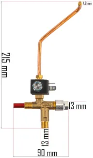 ZAWÓR GAZOWY DO NAGRZEWNICY STERUJĄCY STEROWNIK PRZEŁĄCZNIK 0,7 BAR 45kW PM-NAG-45GN-ZG - 8