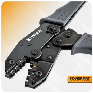 ZACISKARKA PRASKA SZCZYPCE DO KONEKTORÓW TULEJEK KOŃCÓWEK ZAKOŃCZEŃ KABLI PM-ZDK-1T - 6