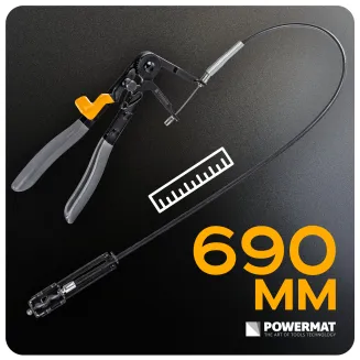 SZCZYPCE DO OPASEK ZACISKOWYCH LINKA 690MM BLOKADA DO OPASEK ZAKRES 42MM PM-SDOZ-690T - 2