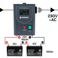 ZASILACZ AWARYJNY UPS LCD 1500VA 1200W DO PIECA CO PM-UPS-1500MP