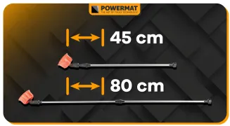 OPRYSKIWACZ AKUMULATOROWY LITOWO JONOWY ELEKTRYCZNY 16L PLECAKOWY 4 DYSZE PM-OA-16K - 6
