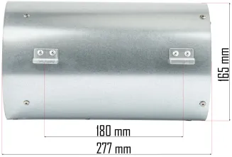 KOMORA SPALANIA DO NAGRZEWNICY OLEJOWEJ WYMIENNIK CIEPŁA TUBA GRZEWCZA 20kW PM-NAG-20SN-KSP - 2