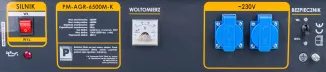Agregat prądotwórczy 6500W PM-AGR-6500M-K - 9