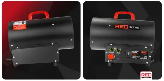 NAGRZEWNICA GAZOWA 25KW 230V TERMOSTAT LCD REDUKTOR+WĄŻ RTNGG0120 - 7