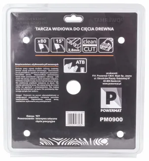 Tarcza widiowa do drewna 255x30 80z TDD-255x30x80Z - 4