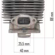 CYLINDER + TŁOK ZESTAW DO DMUCHAWY RTODL0059-CT