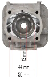 CYLINDER + TŁOK ZESTAW NAPRAWCZY DO DMUCHAWY RED TECHIC RTODL0059 44mm RTODL0059-CT - 4