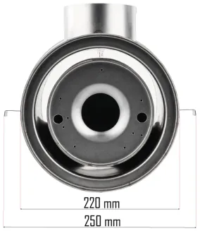 KOMORA SPALANIA DO NAGRZEWNICY OLEJOWEJ WYMIENNIK CIEPŁA TUBA GRZEWCZA 30kW PM-NAG-30SKN-KSP - 8