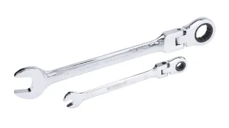 KLUCZE PŁASKO OCZKOWE Z GRZECHOTKĄ ŁAMANE 8-19 12E PM-KPLO-12TP - 4