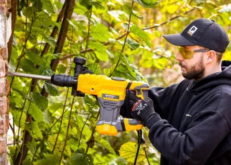 MŁOT WYBURZENIOWY UDAROWY DO KUCIA 18J SDS-MAX 2900W WALIZKA DŁUTA ZESTAW PM-MWB-2900M - 12