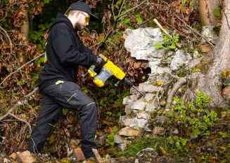 MŁOT WYBURZENIOWY UDAROWY DO KUCIA 18J SDS-MAX 2900W WALIZKA DŁUTA ZESTAW PM-MWB-2900M - 14