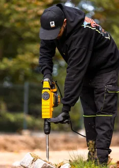 MŁOT WYBURZENIOWY UDAROWY DO KUCIA 18J SDS-MAX 2900W WALIZKA DŁUTA ZESTAW PM-MWB-2900M - 15