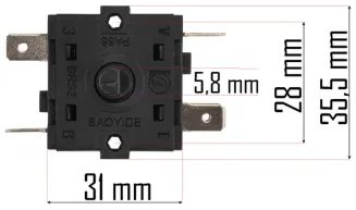 PRZEŁĄCZNIK DO NAGRZEWNICY ELEKTRYCZNEJ DMUCHAWY 3.5kW PM-NAG-3.5EN-PK - 6