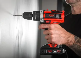 Wkrętarka AKUMULATOROWA Wiertarka LCD 2x Akumulator 20V Udarowa 2000Ah RTWA0076