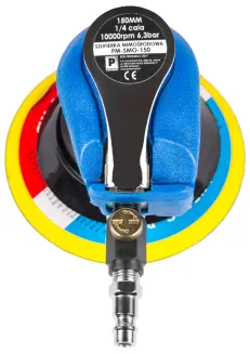 Pneumatyczna szlifierka oscylacyjna mimośrodowa PM-SMO-150P + 12x PAPIER - 3