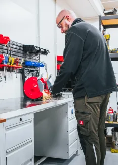 Szlifierka STOŁOWA 1700W 2x Kamień Tarcza 200mm Kamieniowa Podwójna RTSS0084 - 9