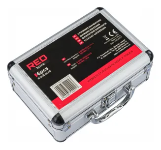 Zestaw 5 OTWORNIC Koronek 6-68 mm Otwornica Diamentowa Adapter HEX M14 RTZOD0045 - 12