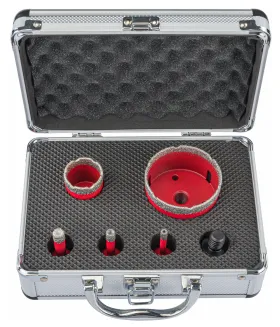 Zestaw 5 OTWORNIC Koronek 6-68 mm Otwornica Diamentowa Adapter HEX M14 RTZOD0045 - 2