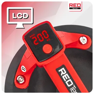 PRZYSSAWKA PRÓŻNIOWA AKUMULATOROWA DO PŁYTEK SZYB GRESU 200MM RTPDS0165