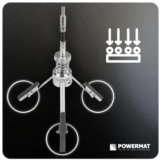 HONOWNICA DO CYLINDRÓW 51-177mm KAMIENIE 76X10 MM REGULOWANY WAŁEK PM-HDC-177T - 5