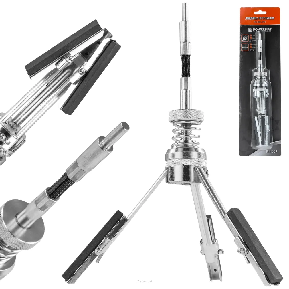HONOWNICA DO CYLINDRÓW 51-177mm KAMIENIE 76X10 MM REGULOWANY WAŁEK PM-HDC-177T