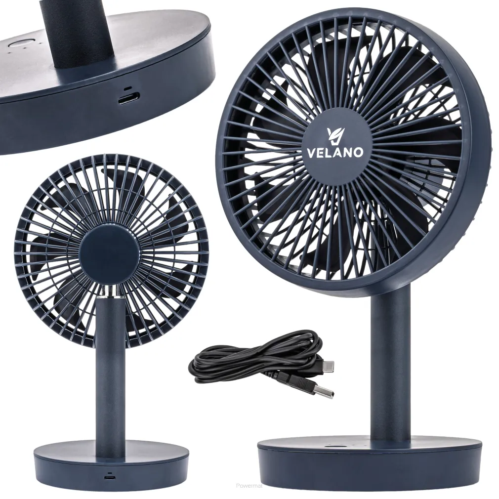 WENTYLATOR BIURKOWY akumulatorowy 4000mAh VELWEBS0018